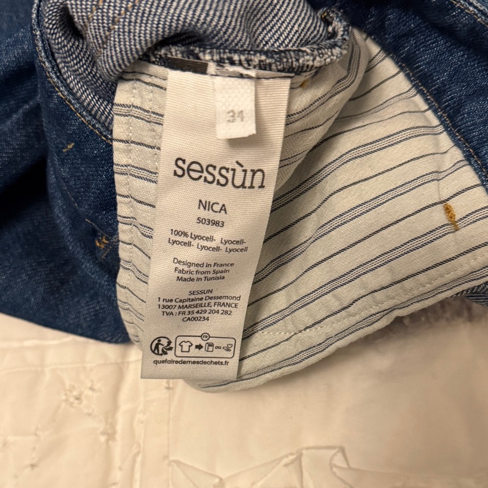 Sessun Blue Denim Jeans - Picture 6 of 7